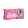 Estuche portatodo 3 compartimentos barbie - CI-2700001663 - Cerdá - BARBIE