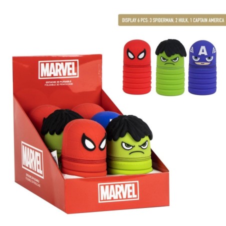 Estuche portatodo silicona avengers - CI-2700001713 - Cerdá - AVENGERS