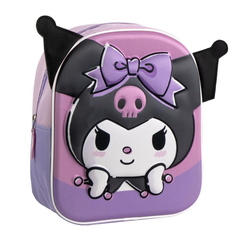 Mochila infantil 3d aplicaciones hello kitty kuromi - CI-2100005849 - Cerdá - HELLO KITTY