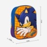 Mochila infantil 3d sonic - CI-2100004344 - Cerdá - SONIC
