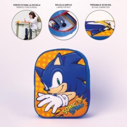 Mochila infantil 3d sonic - CI-2100004344 - Cerdá - SONIC
