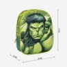 Mochila infantil 3d avengers hulk - CI-2100005109 - Cerdá - AVENGERS