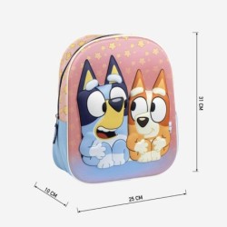 Mochila infantil 3d bluey - CI-2100005867 - Cerdá - BLUEY