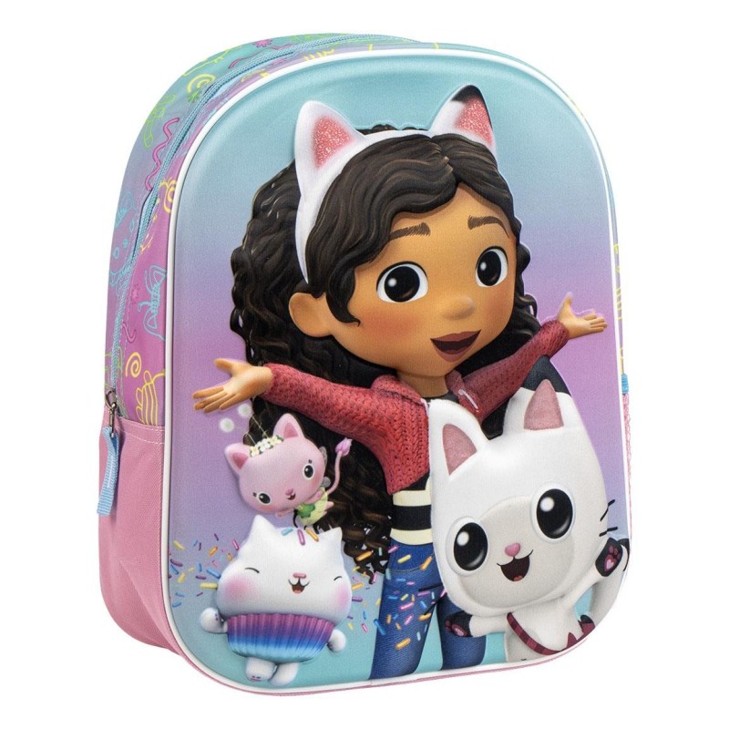 Mochila infantil 3d gabbys dollhouse - CI-2100005870 - Cerdá - GABBYÂ´S DOLLHOUSE