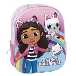 Mochila infantil 3d gabbys...