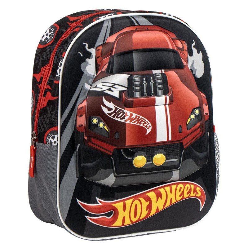 Mochila infantil 3d hot wheels - CI-2100005873 - Cerdá - HOT WHEELS