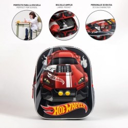 Mochila infantil 3d hot wheels - CI-2100005873 - Cerdá - HOT WHEELS