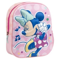 Mochila infantil 3d minnie...