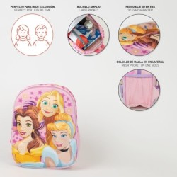 Mochila infantil 3d princess - CI-2100005112 - Cerdá - PRINCESS