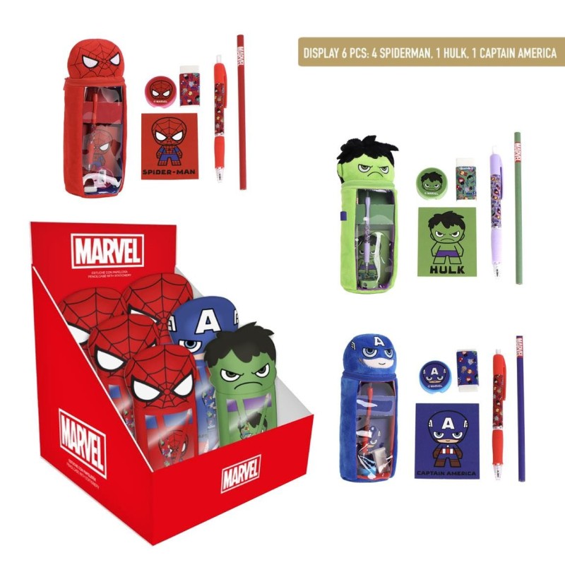 Estuche portatodo peluche avengers - CI-2700001709 - Cerdá - AVENGERS