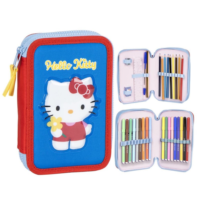 Plumier con accesorios hello kitty - CI-2700001708 - Cerdá - HELLO KITTY