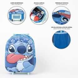 Mochila infantil trolley 3d stitch - CI-2100005120 - Cerdá - STITCH