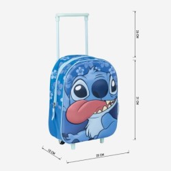 Mochila infantil trolley 3d stitch - CI-2100005120 - Cerdá - STITCH