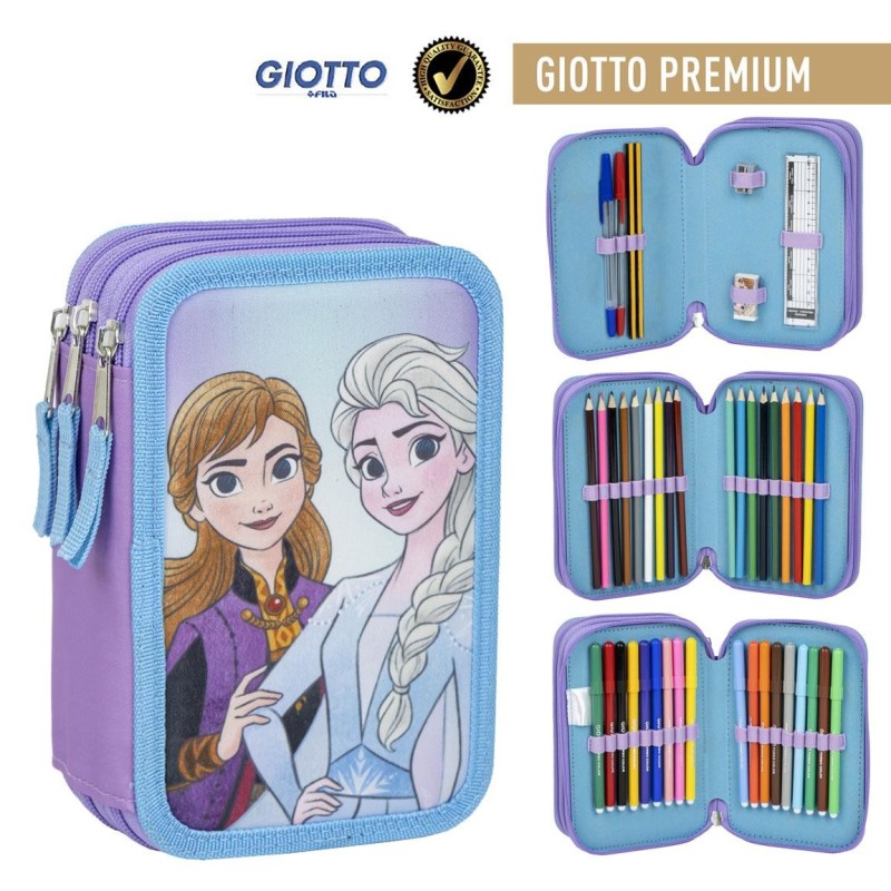 Plumier con accesorios giotto frozen - CI-2700001296 - Cerdá - FROZEN