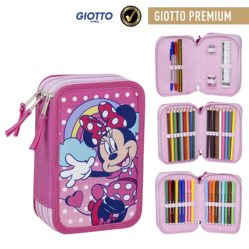 Plumier con accesorios giotto minnie - CI-2700001260 - Cerdá - MINNIE