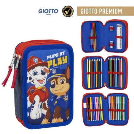Plumier con accesorios giotto paw patrol - CI-2700001294 - Cerdá - PAW PATROL