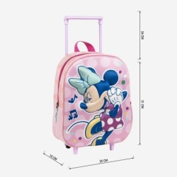 Mochila infantil trolley 3d minnie - CI-2100006185 - Cerdá - MINNIE