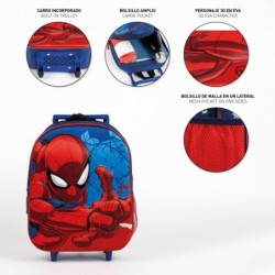 Mochila infantil trolley 3d spiderman - CI-2100006181 - Cerdá - SPIDERMAN