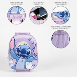 Mochila infantil trolley 3d stitch - CI-2100006183 - Cerdá - STITCH
