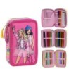 Plumier con accesorios giotto barbie - CI-2700001655 - Cerdá - BARBIE