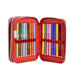 Plumier con accesorios giotto spiderman - CI-2700001649 - Cerdá - SPIDERMAN