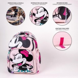 Mochila escolar mediana 42 cm minnie - CI-2100004372 - Cerdá - MINNIE