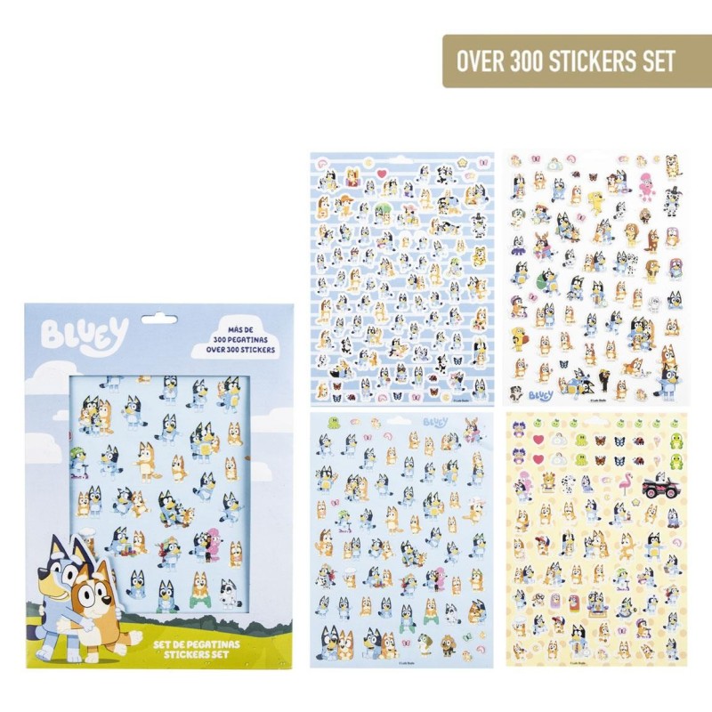 Pack pegatinas bluey - CI-2700001850 - Cerdá - BLUEY