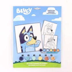 Set de papeleria  coloreable bluey - CI-2700001726 - Cerdá - BLUEY