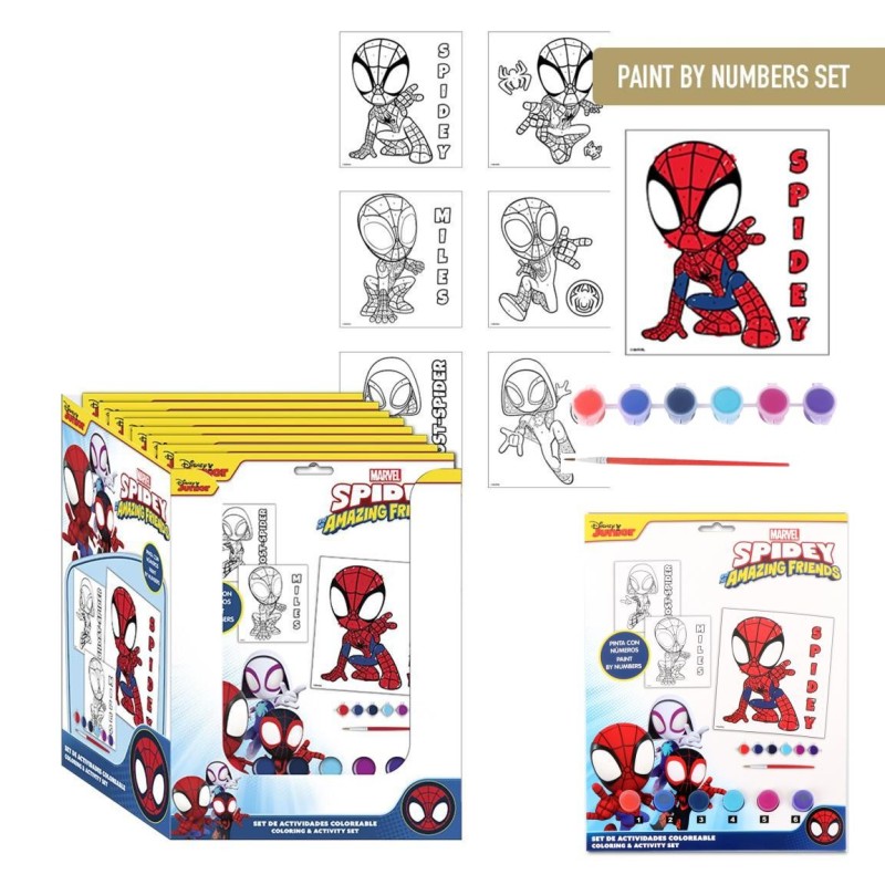 Set de papeleria  coloreable spidey - CI-2700001807 - Cerdá - SPIDEY