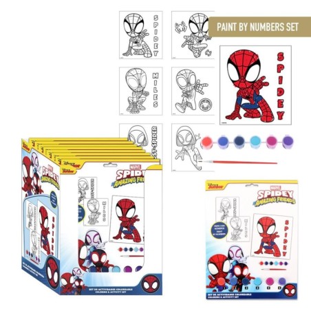 Set de papeleria  coloreable spidey - CI-2700001807 - Cerdá - SPIDEY