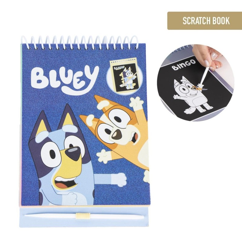 Set de papeleria  scratch book bluey - CI-2700001803 - Cerdá - BLUEY