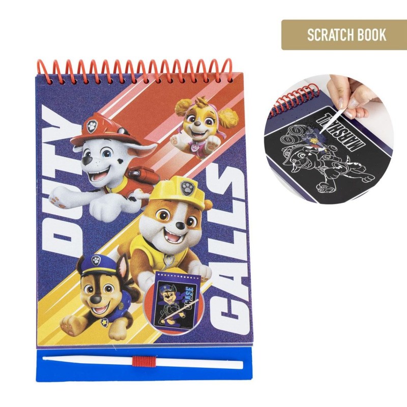 Set de papeleria  scratch book paw patrol - CI-2700001804 - Cerdá - PAW PATROL