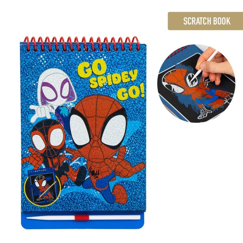 Set de papeleria  scratch book spidey - CI-2700001802 - Cerdá - SPIDEY