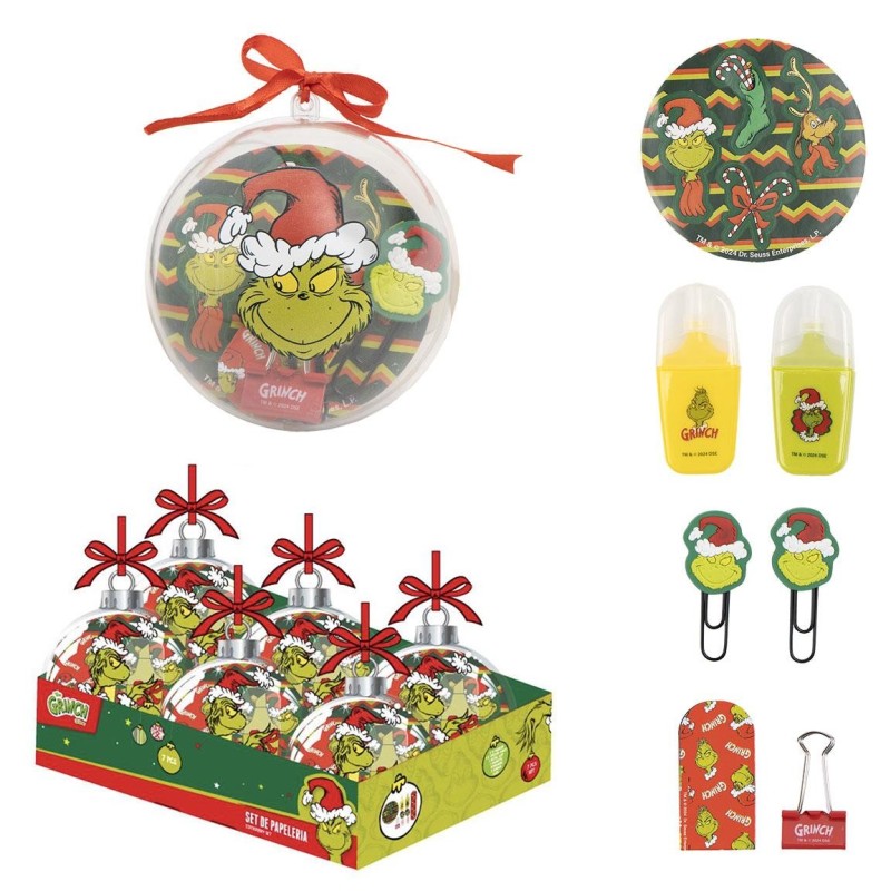 Set de papeleria  navideño  the grinch - CI-2700001526 - Cerdá - THE GRINCH