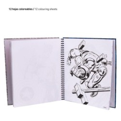 Album actividades coloreable marvel - CI-2700000851 - Cerdá - MARVEL