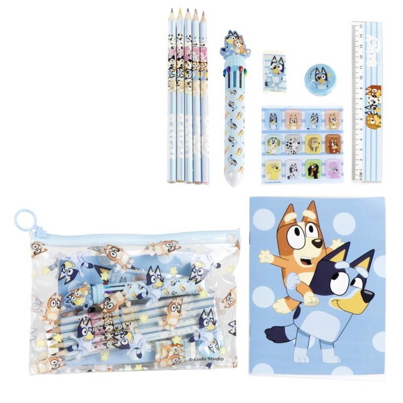 Set papeleria  escolar eva bluey - CI-2700001798 - Cerdá - BLUEY