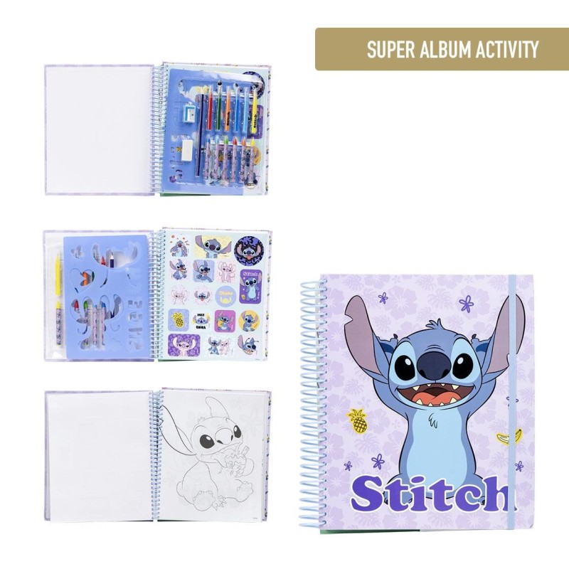 Album actividades coloreable stitch - CI-2700000854 - Cerdá - STITCH