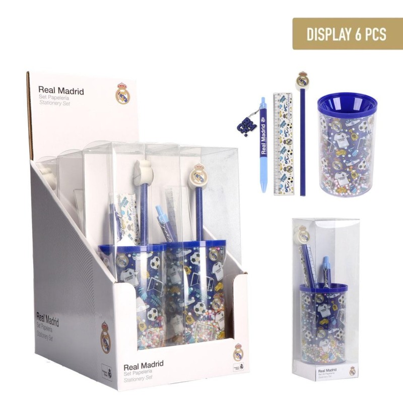 Set de papeleria  portalapices  real madrid - CI-2700001948 - Cerdá - REAL MADRID