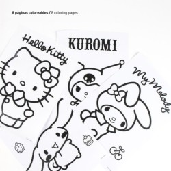 Set papeleria  coloreable hello kitty - CI-2700001789 - Cerdá - HELLO KITTY
