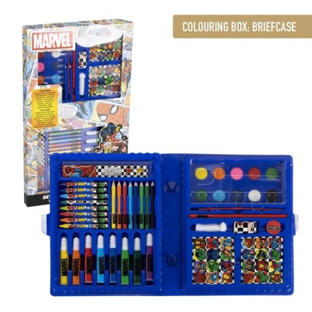 Set papeleria coloreable en caja  avengers - CI-2700001780 - Cerdá - AVENGERS