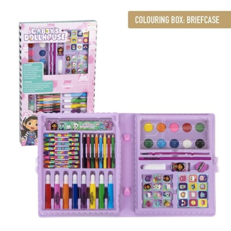 Set papeleria coloreable en caja  gabbys dollhouse - CI-2700001779 - Cerdá - GABBYÂ´S DOLLHOUSE