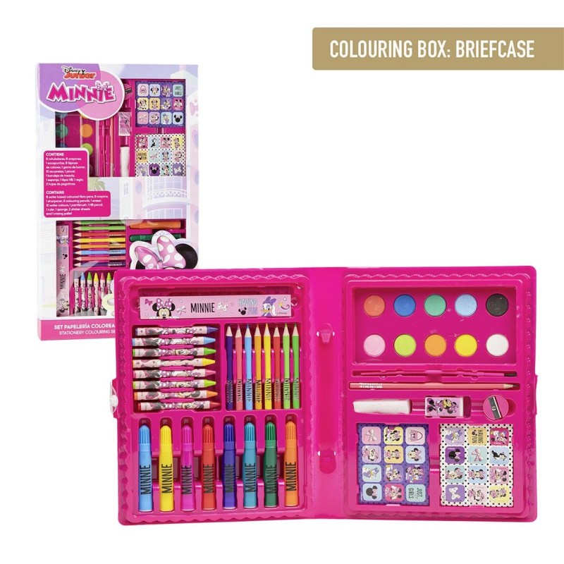 Set papeleria coloreable en caja  minnie - CI-2700000843 - Cerdá - MINNIE