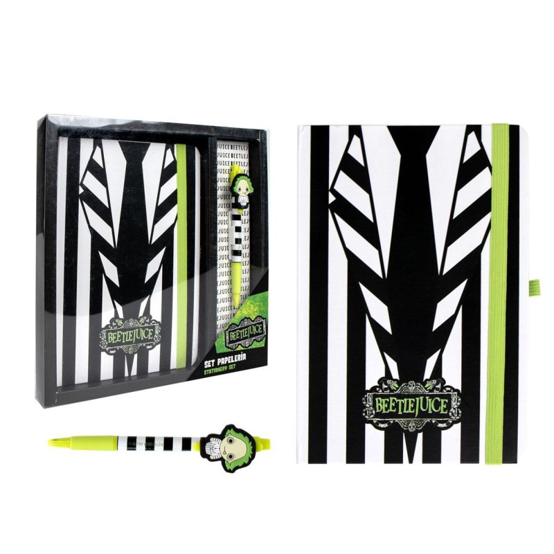 Set de papeleria  boligrafo  beetlejuice - CI-2700001201 - Cerdá - BEETLEJUICE