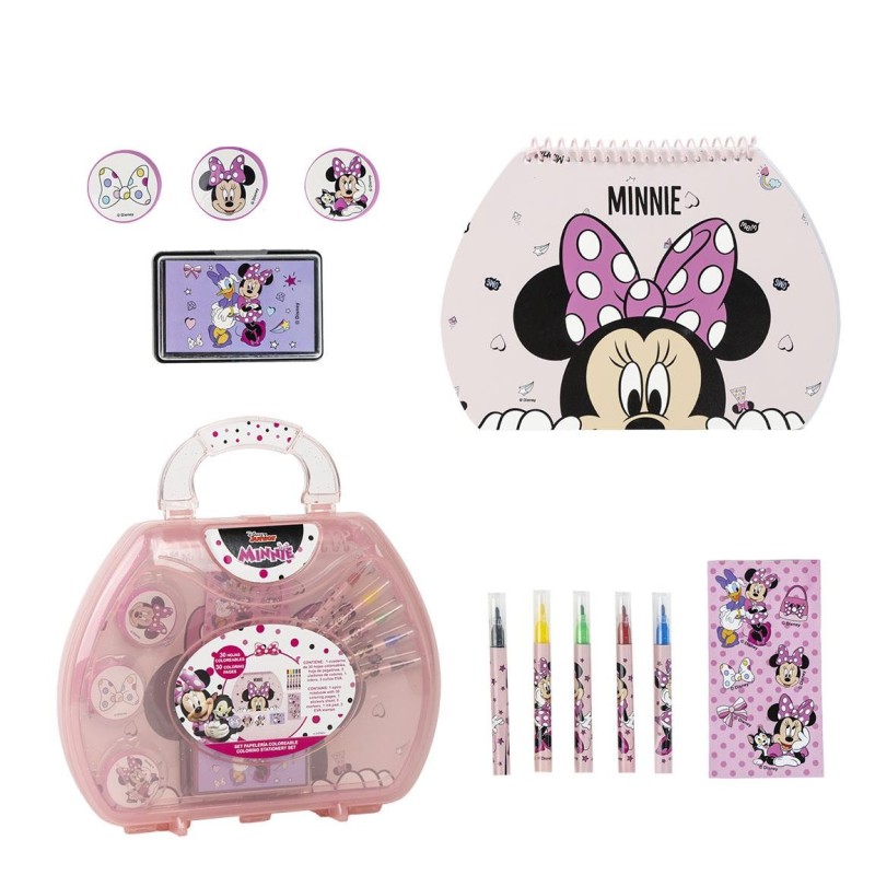 Set papeleria coloreable en maletin  minnie - CI-2700001250 - Cerdá - MINNIE
