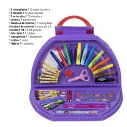 Set papeleria 50 piezas coloreables s gabbys dollhouse - CI-2700000819 - Cerdá - GABBYÂ´S DOLLHOUSE