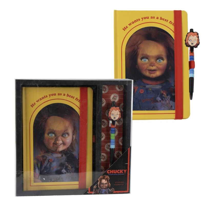 Set de papeleria  chucky - CI-2700001997 - Cerdá - CHUCKY