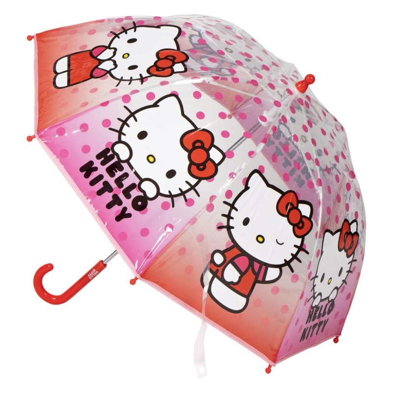 Paraguas manual poe burbuja hello kitty - CI-2400000860 - Cerdá - HELLO KITTY