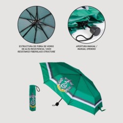 Paraguas manual plegable harry potter slytherin - CI-2400000738 - Cerdá - HARRY POTTER