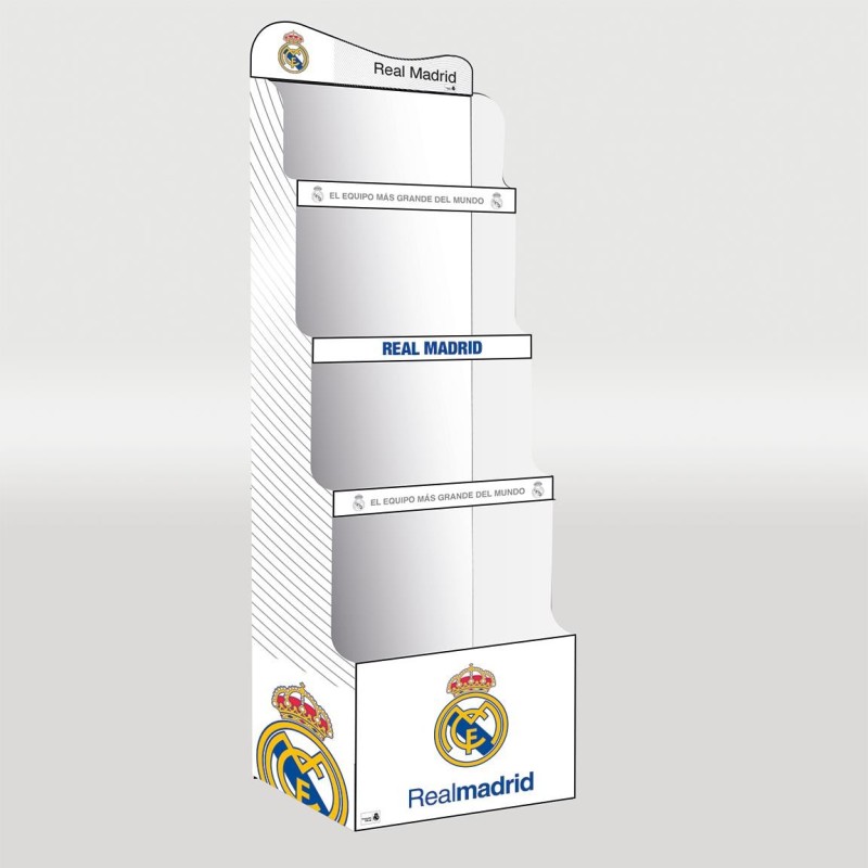 Display expositor vacio  carton baldas papeleria  real madrid - CI-9800000418 - Cerdá - REAL MADRID