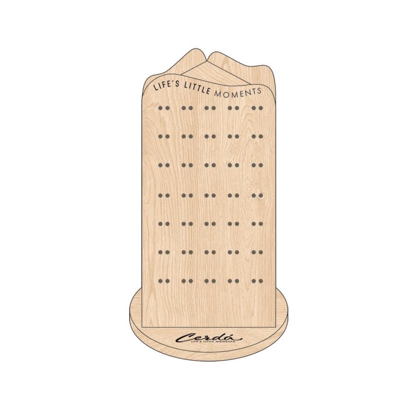 Display expositor vacio  carton ganchos - CI-9800000389 - Cerdá - SIN PERSONAJE